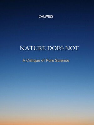 cover image of Nature Does Not Answer